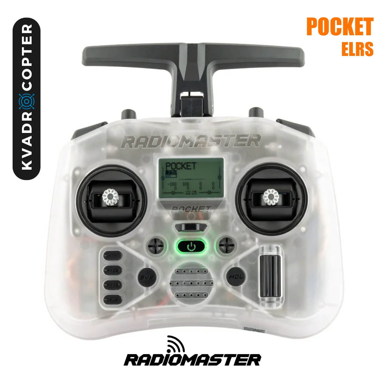Пульт RadioMaster Pocket ELRS Transparent EdgeTX