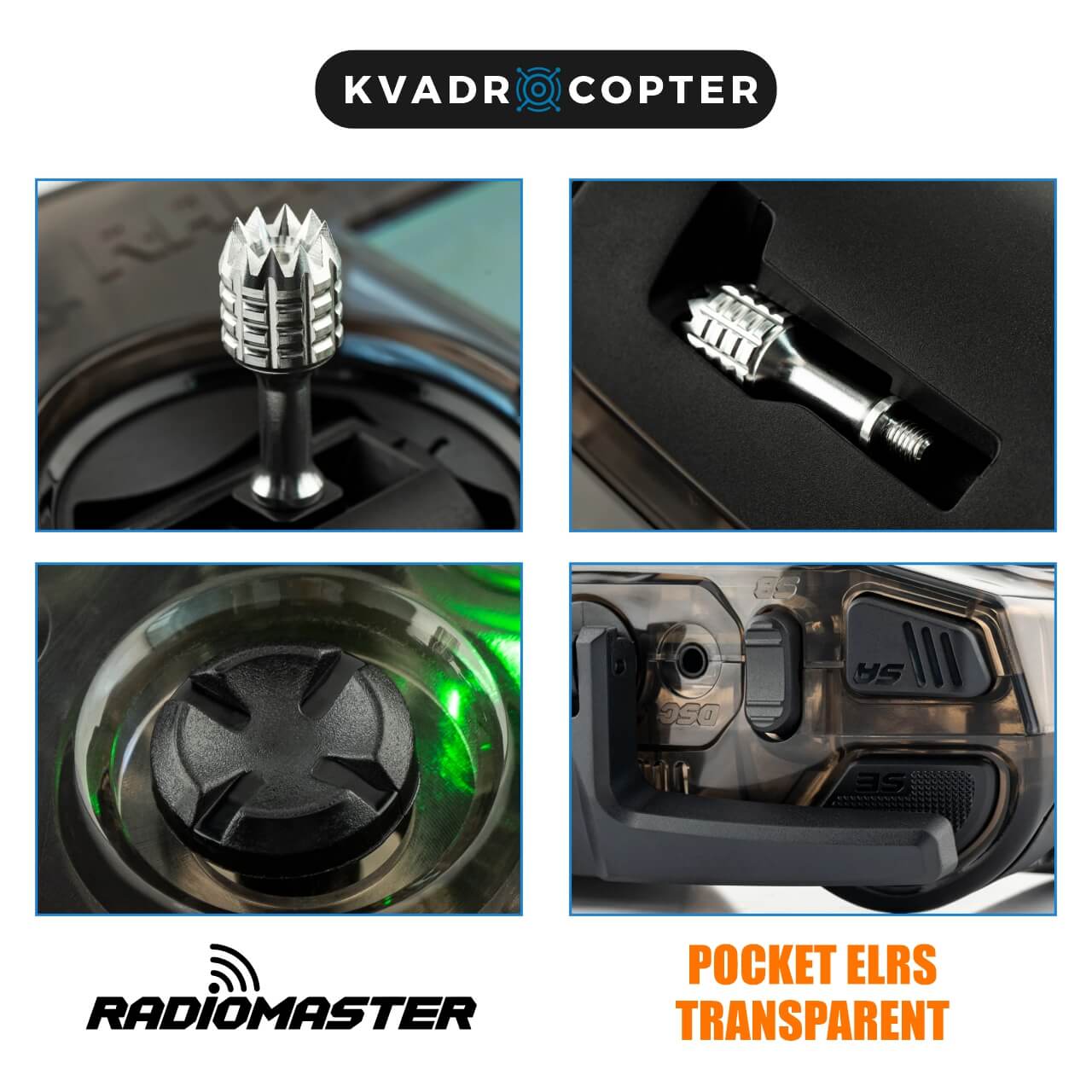 Пульт RadioMaster Pocket ELRS Transparent EdgeTX