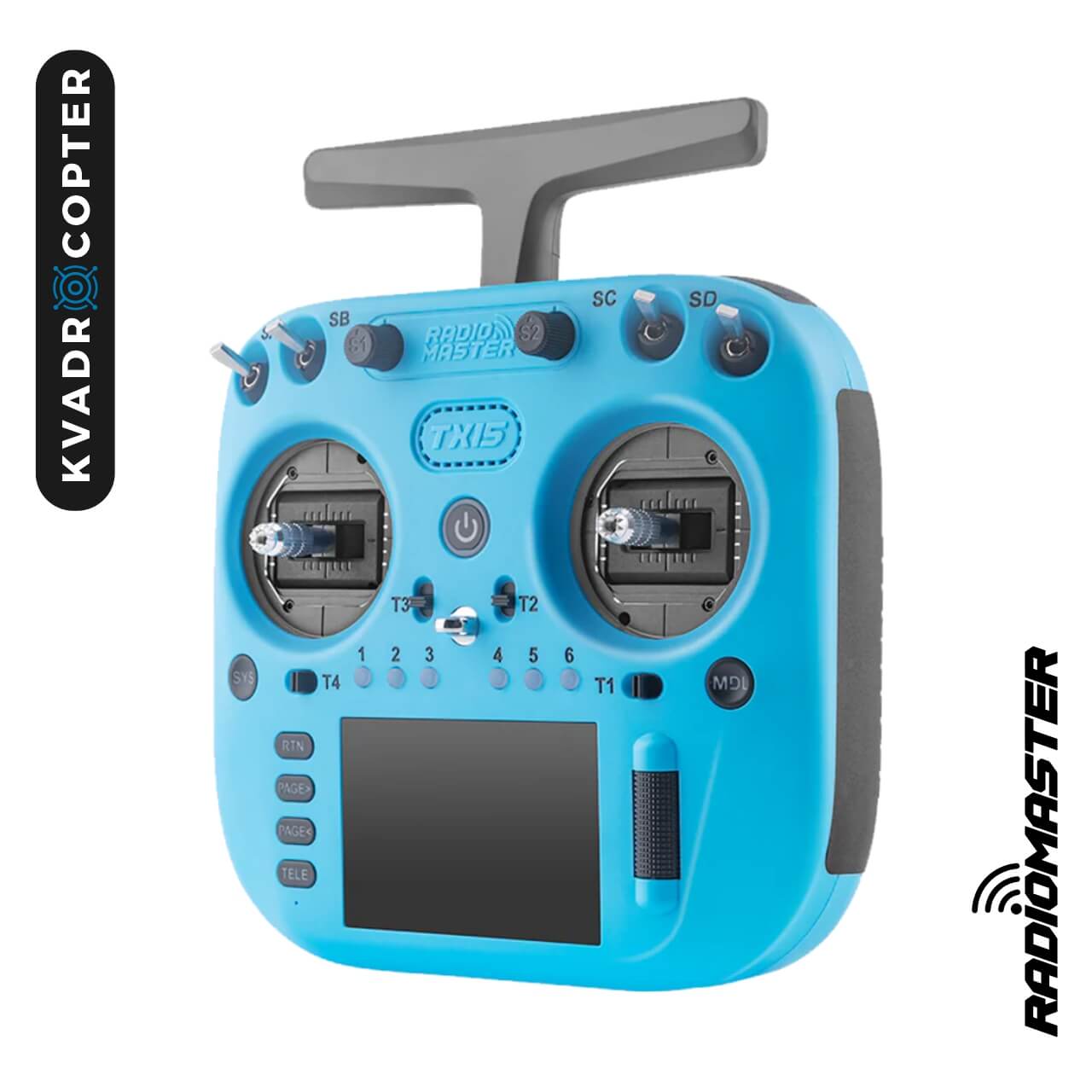 Пульт RadioMaster TX15 ELRS M2 EdgeTX Синій