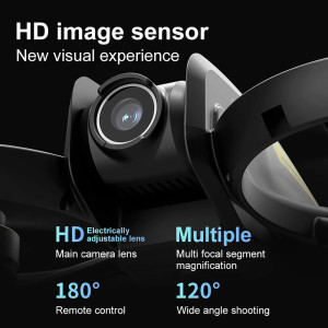 Квадрокоптер M23 - дрон з камерою 4K, FPV Wi-Fi, пульт з екраном, БК двигуни, до 10 хвилин польоту, дальність до 200 м, захист гвинтів, складний корпус, кейс, чорний з жовтим. Photo 2