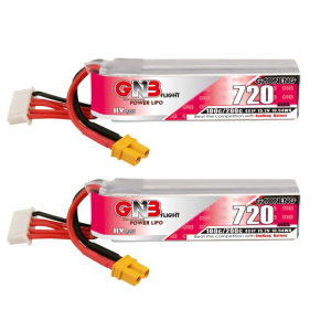 Аккумулятор GNB 4S 15.2V 720mAh 100C LiHV XT30 Long Type – обновленная и удлиненная модель мощной 4S батареи. Photo 2