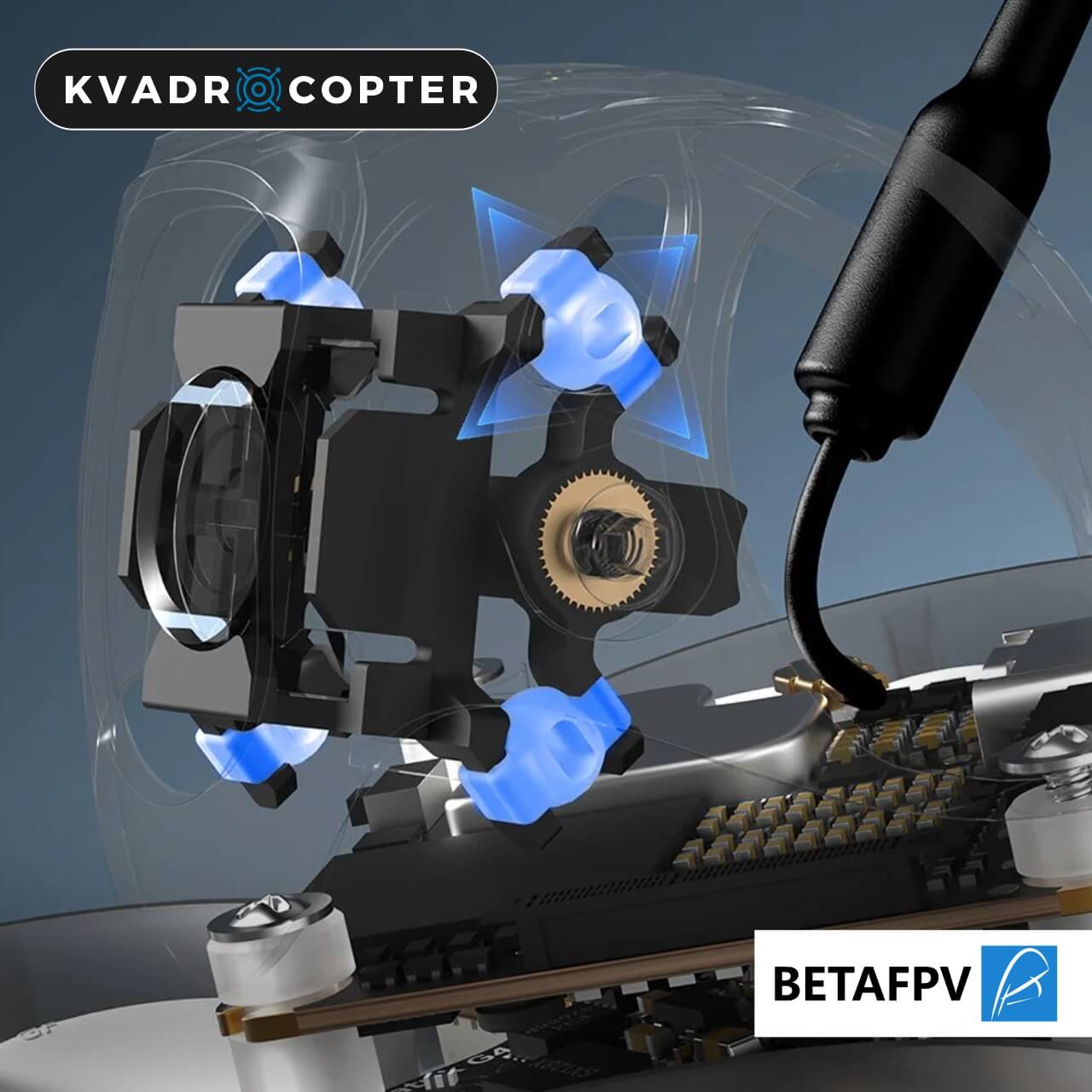 Квадрокоптер BetaFPV Meteor75 Pro HD ELRS 2,4 ГГц з DJI O4 Air Unit