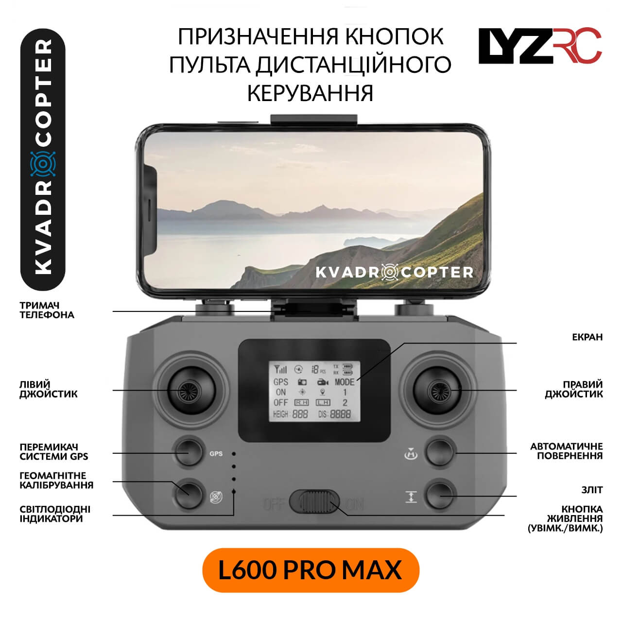 Квадрокоптер LYZRC L600 Pro Max