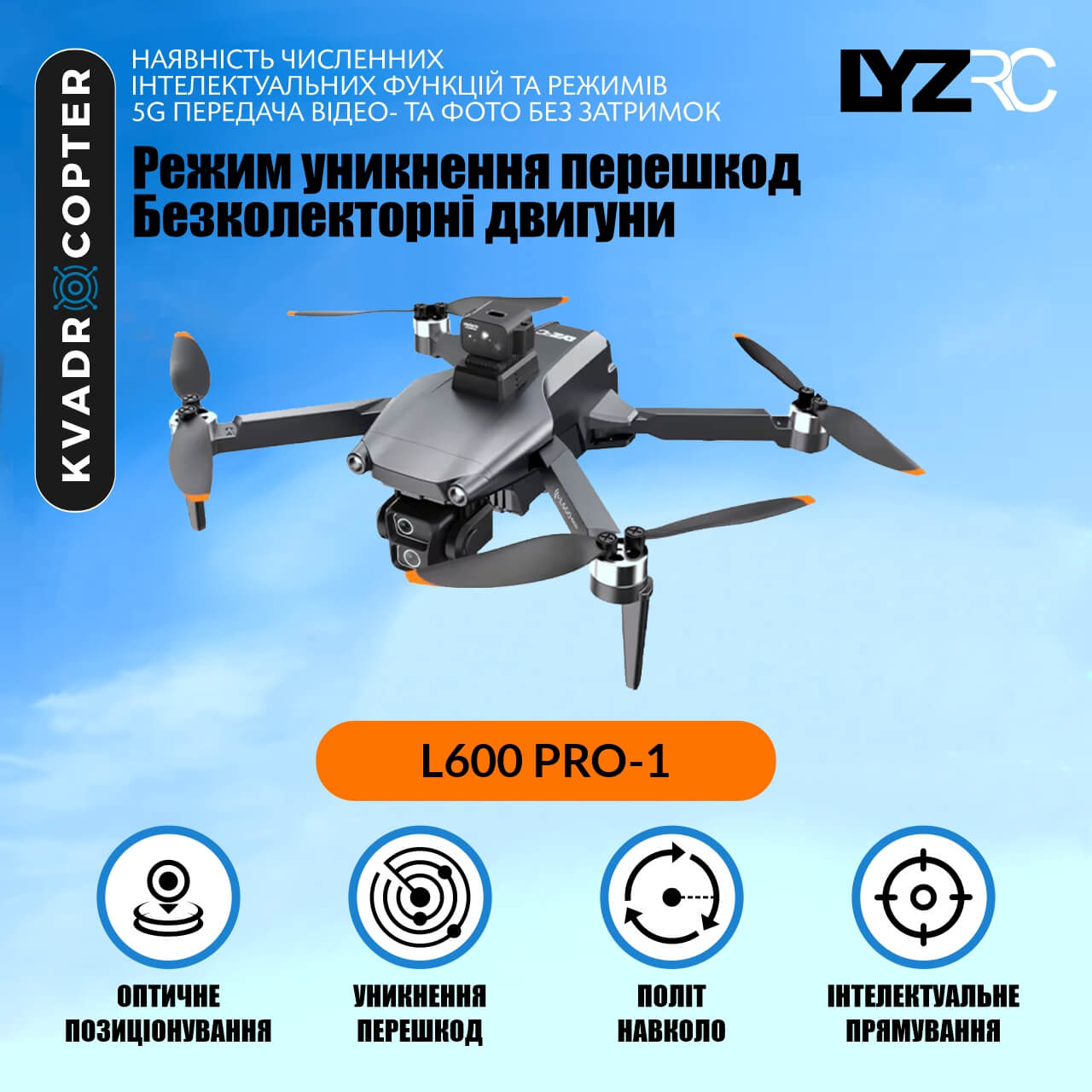 Квадрокоптер LYZRC L600 Pro-1, Пульт з екраном