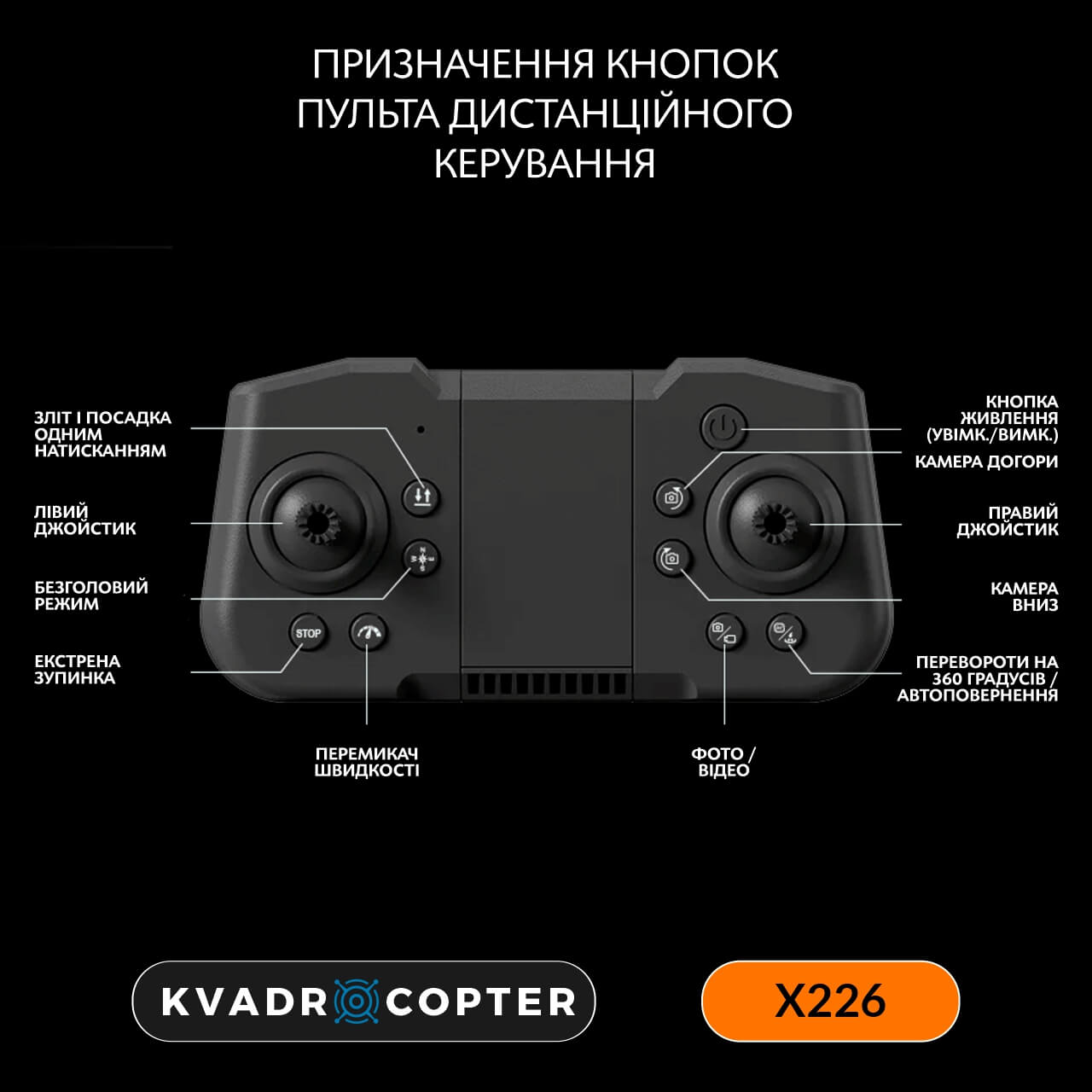 Квадрокоптер X226