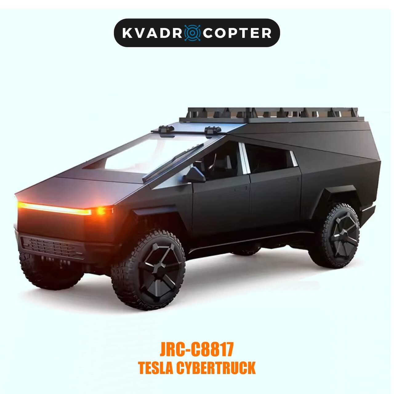 Машинка на радіокеруванні для кемпінгу JRC-C8817 Camp 1:18 Tesla Cybertruck RC Black