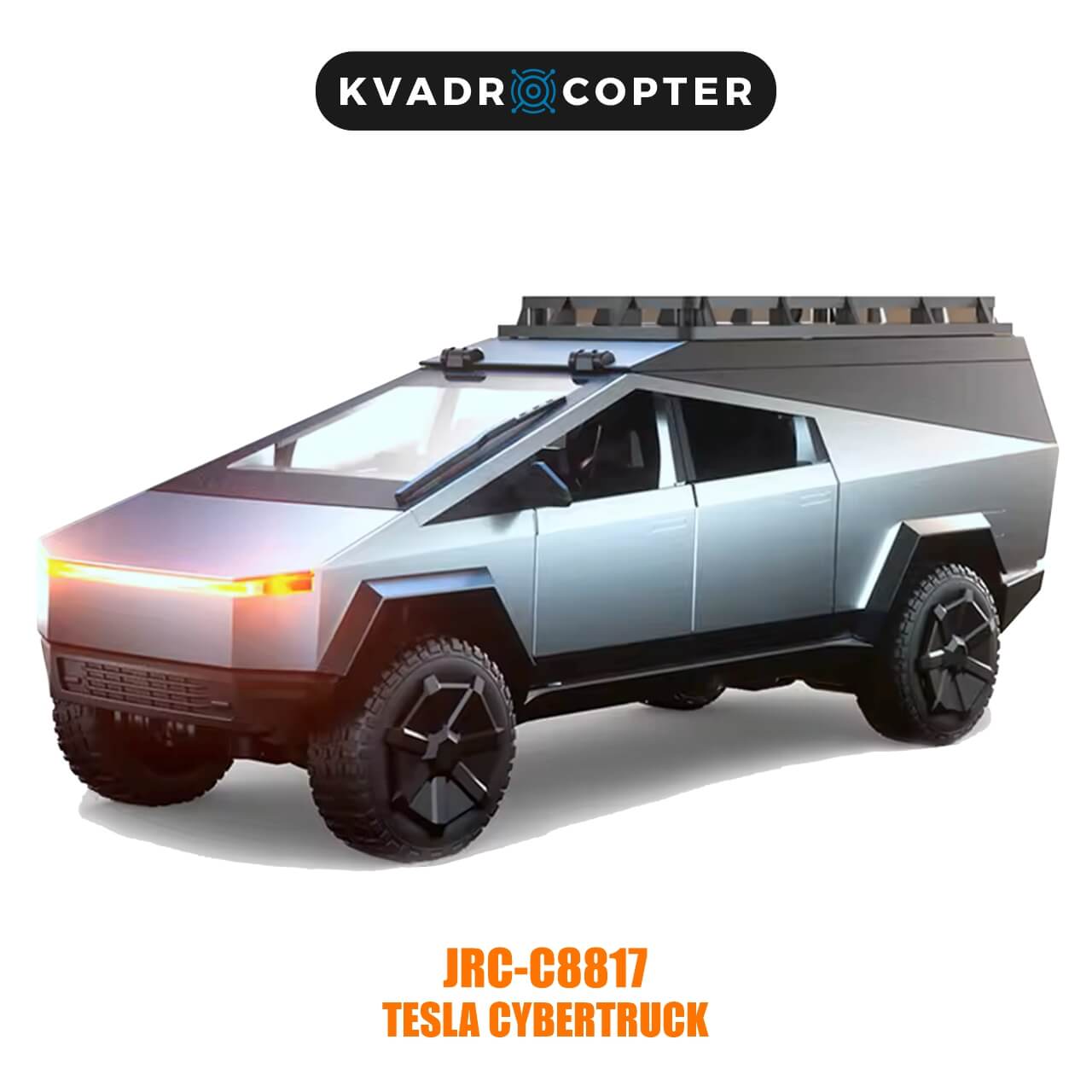Машинка на радіокеруванні для кемпінгу JRC-C8817 Camp 1:18 Tesla Cybertruck RC Grey