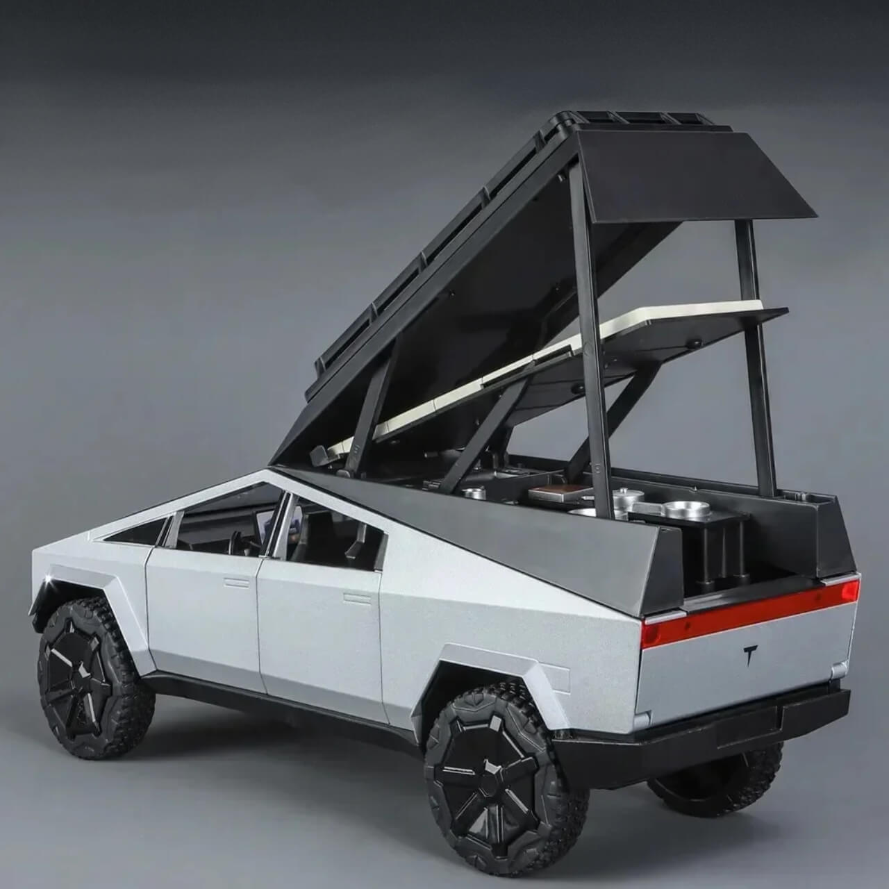 Машинка на радіокеруванні для кемпінгу JRC-C8817 Camp 1:18 Tesla Cybertruck RC Grey